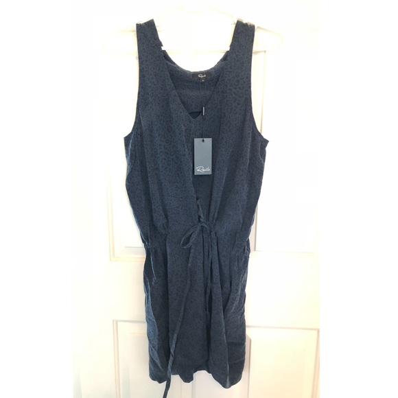 Rails Hadley Silk Midnight Cheetah Dress - Picture 2 of 6